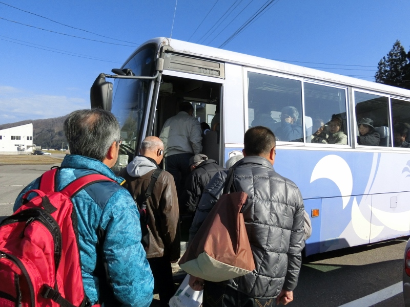 JR　只見線　体験　乗車　冬　深沢　温泉　季の郷　湯ら里　代行バス　応援　笑顔　特産品　只見駅